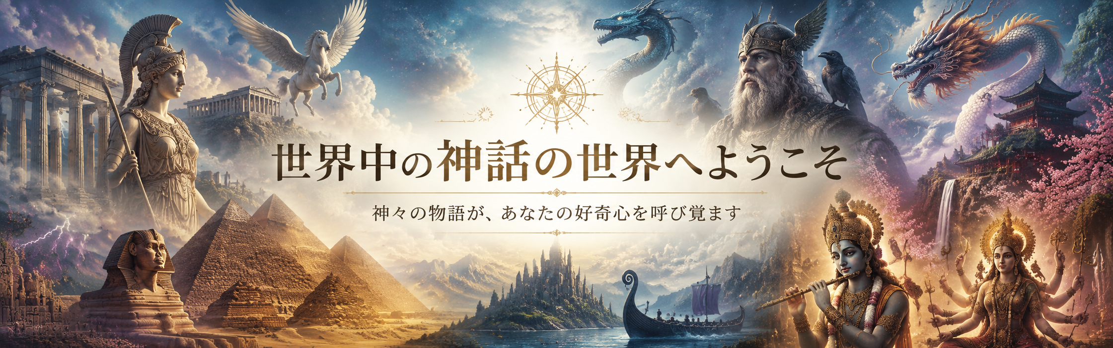 世界中の神話の世界へようこそ