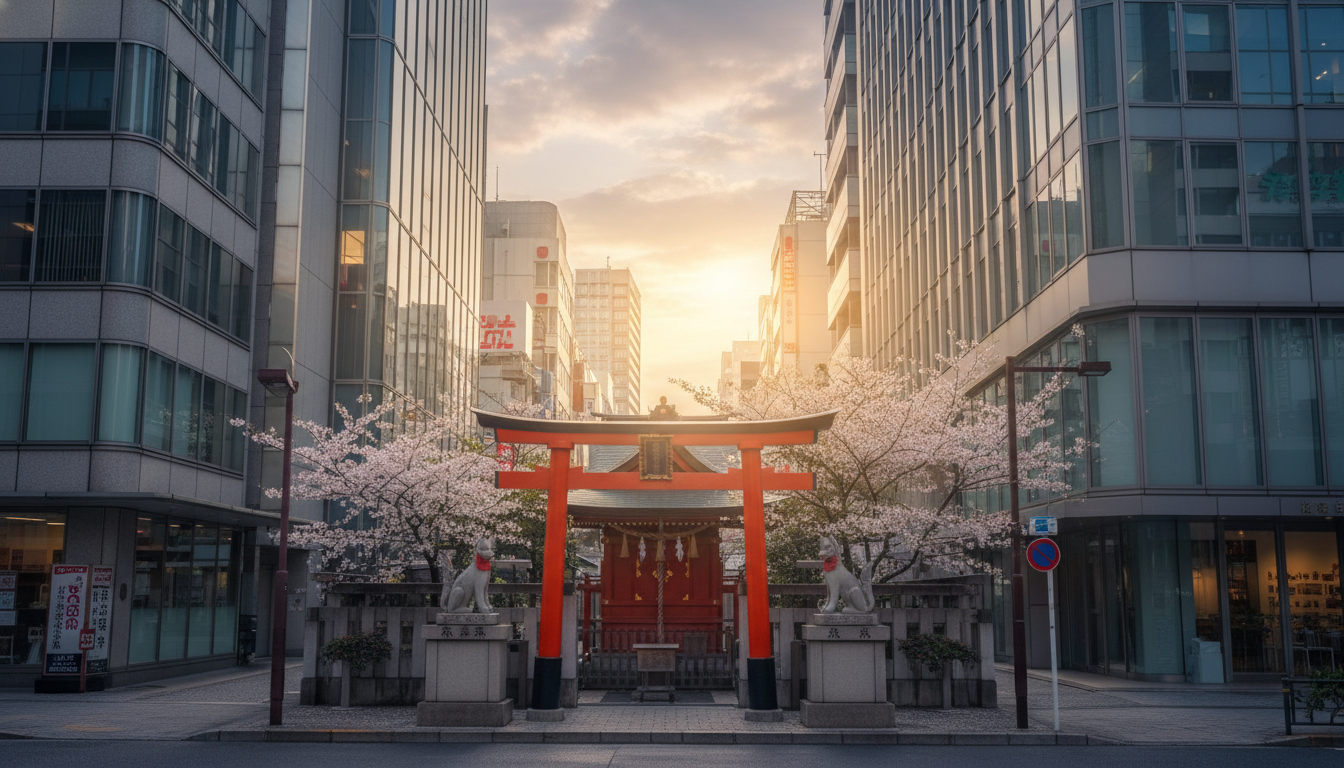 『天気の子』銀座の朝日稲荷神社の神話とは？
