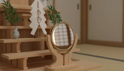 神鏡を神棚に置く意味とは？
