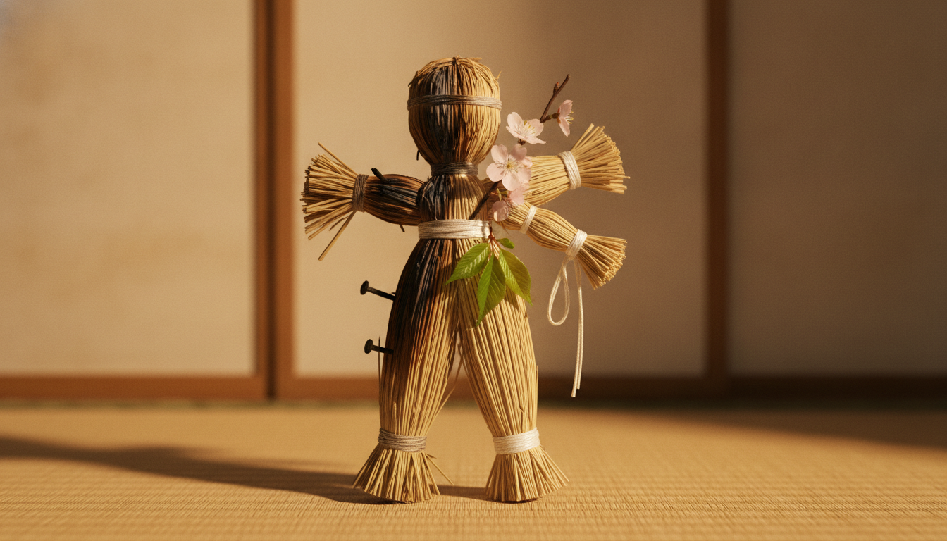 藁人形が「呪い」と「身代わり」の両面を持つ理由