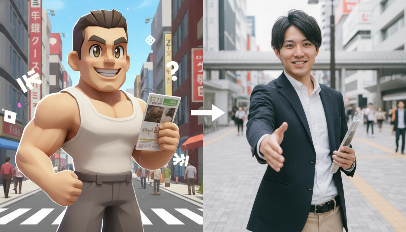 ゲームの宗教勧誘お兄さんと現実の宗教勧誘の違い