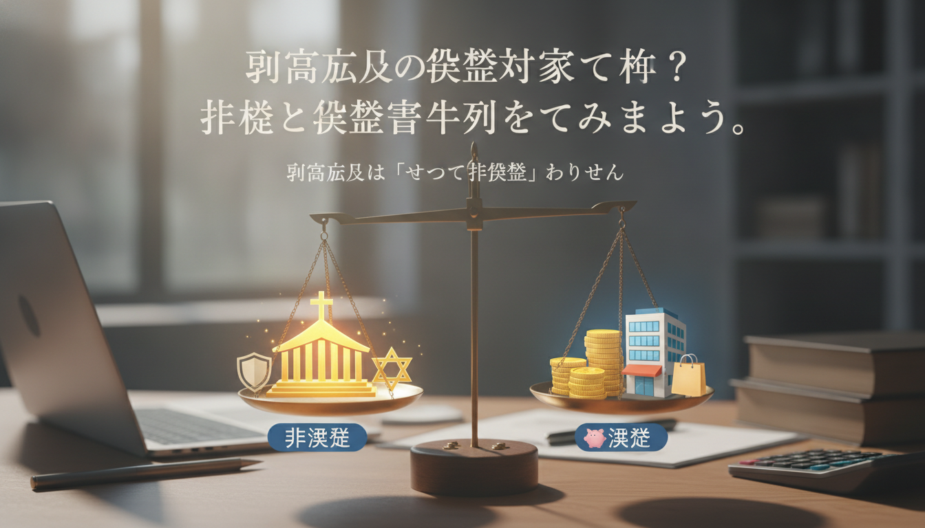 非課税と課税の具体例を見てみましょう